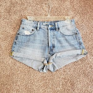 High-Waisted Jean Shorts